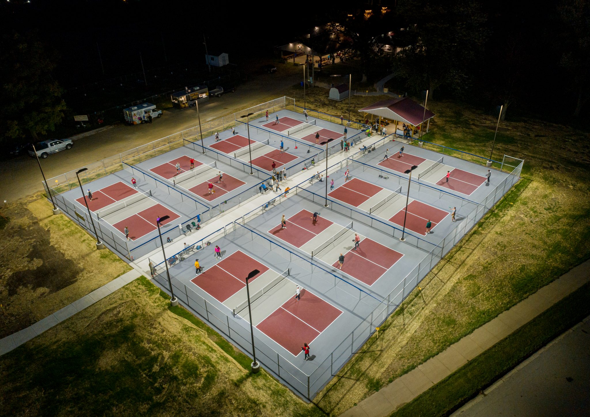 The SandersTrine Pickleball Complex Frasure Reps Sports Lighting